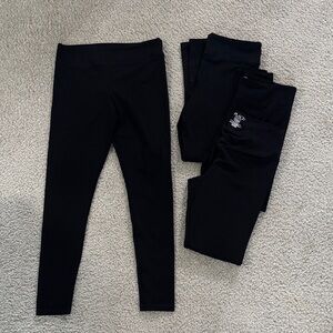 Kids Black Leggings